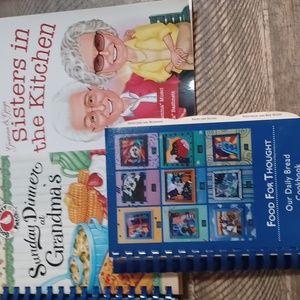 3 home cooking cookbooks